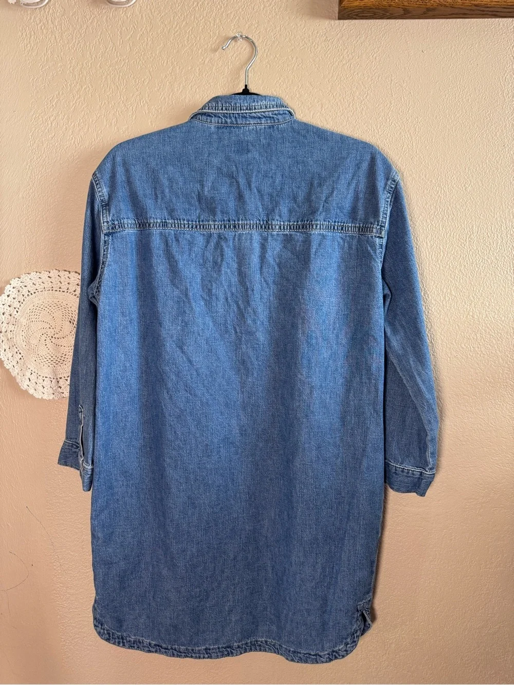 GAP Kids Button-Front Denim Shirt Dress | Size XL